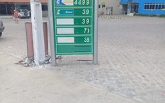 Preço da gasolina hoje, 06 de fevereiro, em Arapiraca