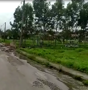 Chuvas prejudicam ainda mais situação no Conjunto Brivaldo Medeiros em Palmeira