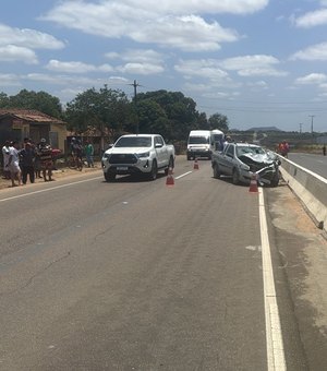 Motociclista morre após colidir contra um carro na AL-220, em Arapiraca