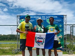 [Vídeo] Ultramaratonista Carminha representa Alagoas e conquista cinco medalhas no Rio Grande do Norte