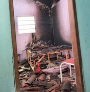Estado de saúde de criança queimada após explosão de celular é grave, informa HGE