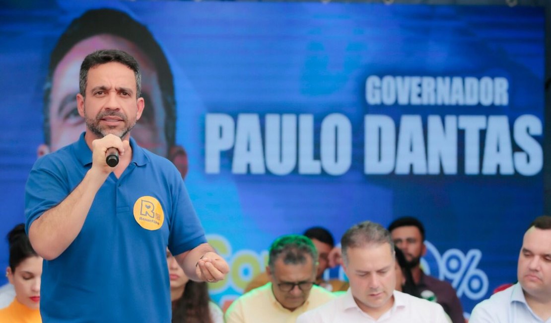 Nova pesquisa do DataSus revela que Paulo Dantas continua na liderança da intenção de votos dos alagoanos