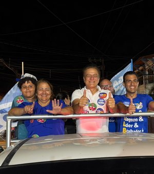 Galba Novaes tem caravana com apoio popular na parte alta de Maceió