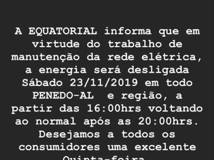 É fake news manutenção da Equatorial Alagoas na final da Libertadores