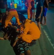 Colisão entre carro e moto deixa dois feridos na AL-101 Norte em Maragogi