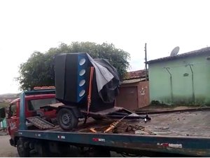 [Vídeo] BPRv recolhe paredões e acaba com 'farras' no Agreste