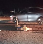 Homem morre após ser atingido por moto e atropelado por carro em Arapiraca