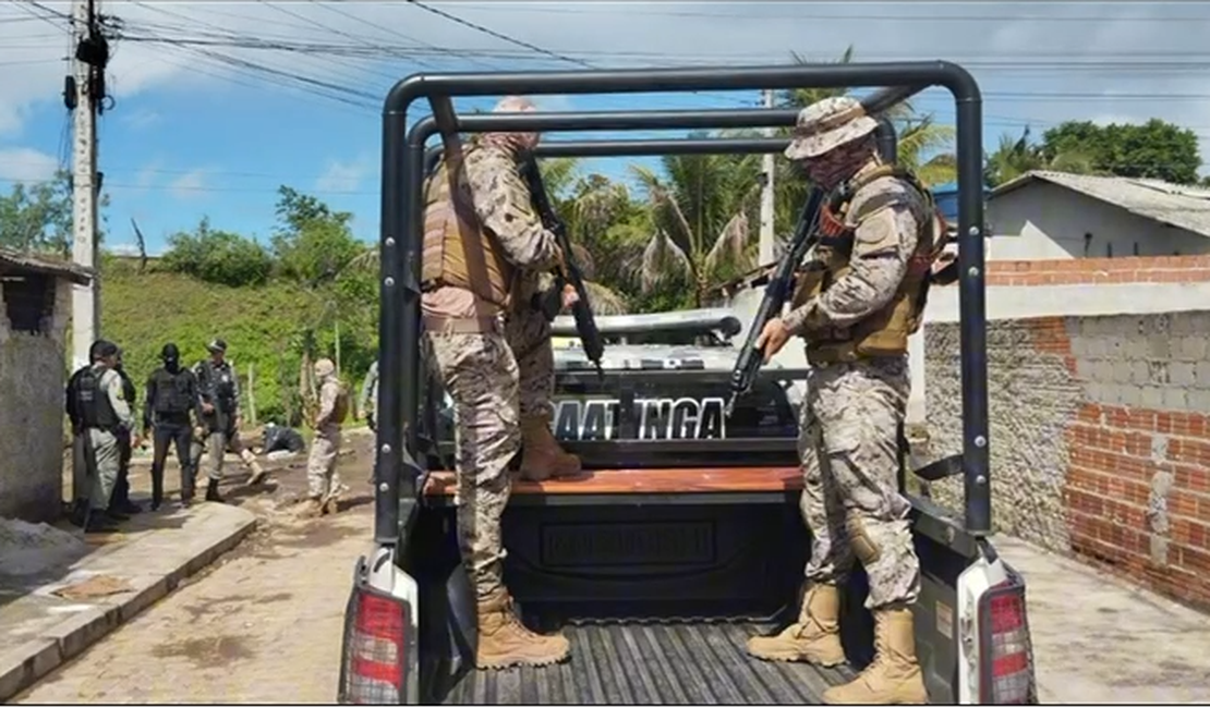 Operação conjunta apreende arma e drogas  no município de Porto Real do Colégio