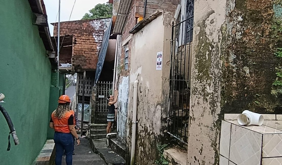Defesa Civil contabiliza duas ocorrências em Maceió após 73 mm de chuva em 24 horas