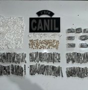 Traficantes fogem e polícia descobre drogas enterradas em região de mata de Arapiraca