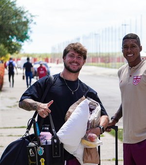 CRB treina e inicia viagem para decisão contra o Sousa pela Copa do Brasil