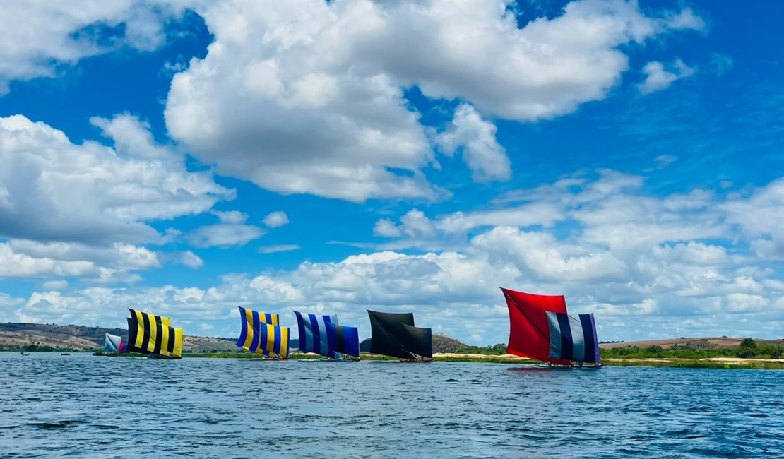 Corridas de barcos e canoas movimentam o Velho Chico durante campeonato em Traipu