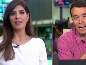 Andreia Sadi e André Rizek serão pais de gêmeos; elenco da Globo comemora