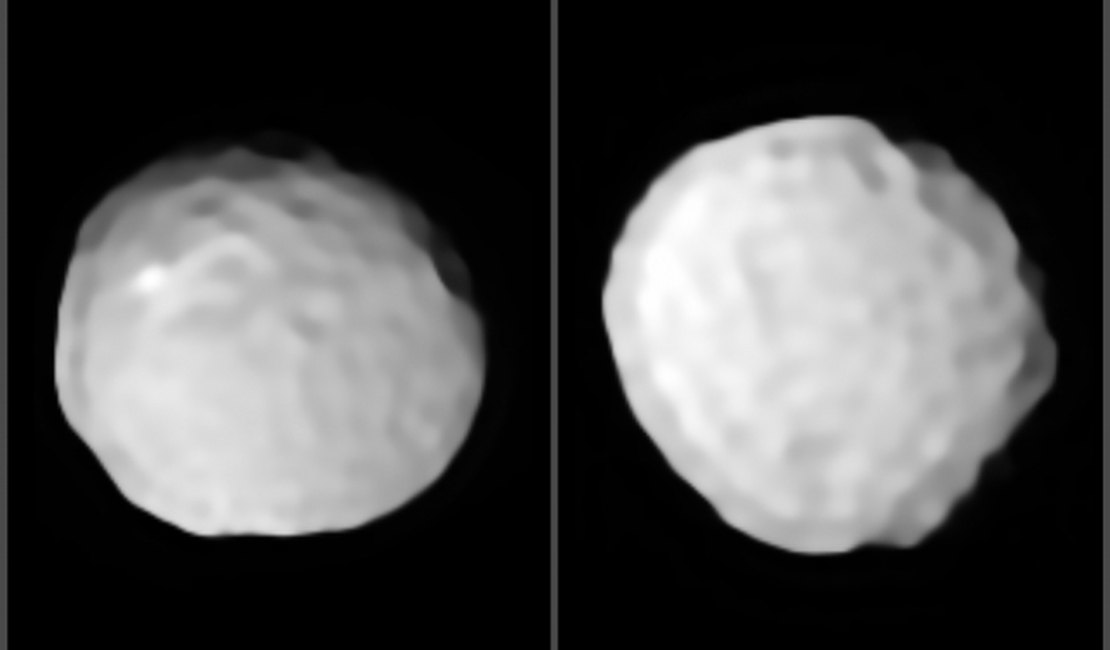 Divulgadas imagens inéditas do “asteroide bola de golfe”