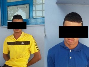Dois menores são apreendidos suspeitos de roubar moto em Arapiraca