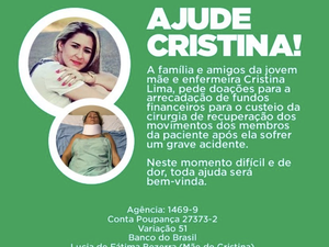 Família pede ajuda para custear cirurgia de enfermeira em Maceió