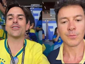 Rodrigo Faro aparece com empresário condenado por racismo e web reage: 'Climão'