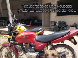 PM recupera três motos, localiza acusado de receptação e apreende menores