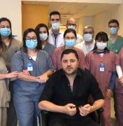 Maurício Manieri recebe alta de hospital após sofrer enfarte