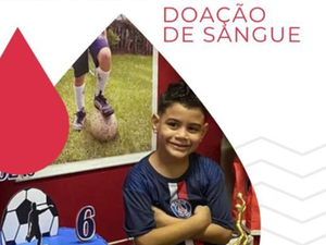 Família da criança vítima de acidente em Igaci pede doação de sangue