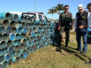 FPI do São Francisco apreende 1,3 mil armadilhas aquáticas