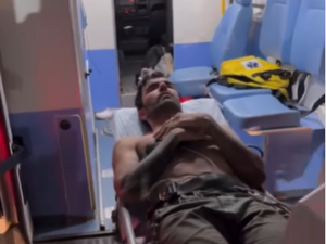 Cantor Luan Pereira é socorrido após passar mal durante show em São Sebastião