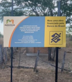 Em cidade do Sertão, pórtico de quase R$ 400 mil reais, que nunca foi construído, é tema proibido