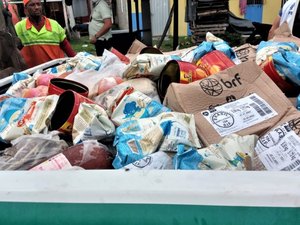 Vigilância Sanitária apreende 1.500 kg de alimentos impróprios para consumo