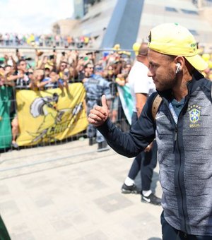 Seleção Brasileira já está em Kazan para o jogo contra a Bélgica