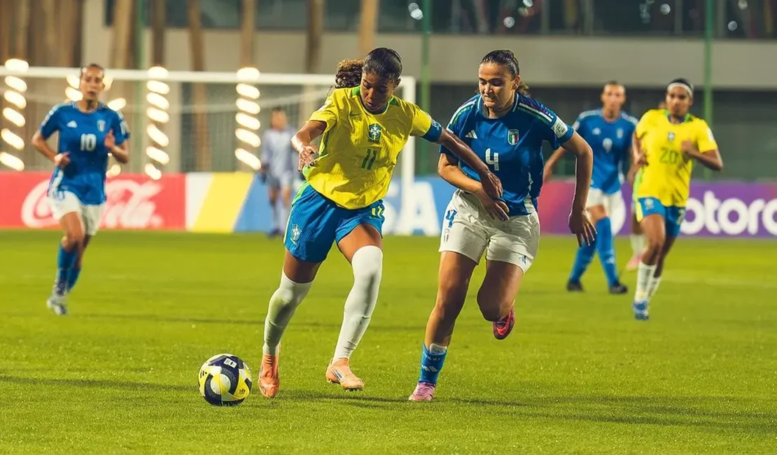 Brasil perde para Itália, mas se classifica no Mundial Feminino sub-17