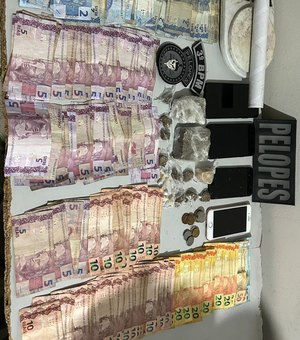 Mulher é presa por com maconha, crack e dinheiro em espécie em Arapiraca