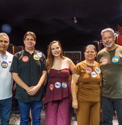 Arthur Lira demonstra força política em Maceió durante lançamento da pré-candidatura de Olívia Tenório