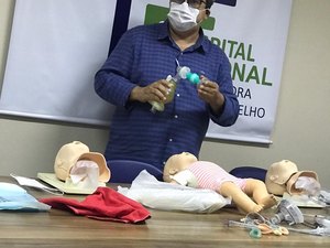 Profissionais de hospital em Arapiraca são treinados para atendimento a casos de coronavírus em Crianças