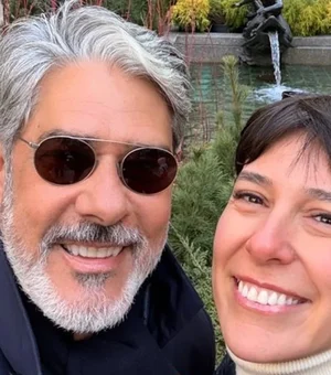 Após deixar o JN, William Bonner curte férias com a esposa em NY