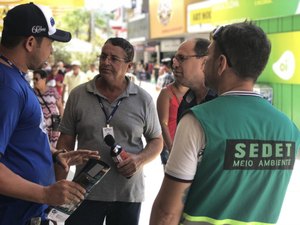 Prefeitura orienta logista sobre poluição sonora no Centro de Maceió