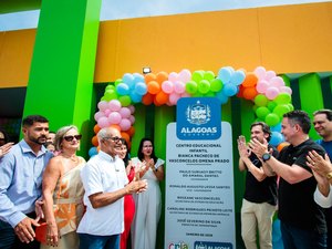 Prefeito e governador inauguram moderna Creche Cria em Japaratinga