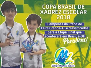Estudantes de Arapiraca participam da Copa Brasil de Xadrez Escolar
