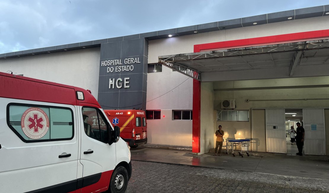 Homem é baleado na perna, socorrido e levado ao Hospital Geral do Estado