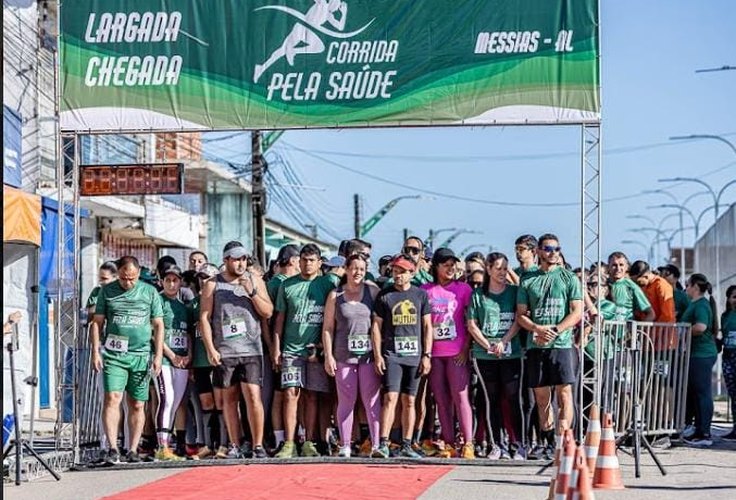 Sucesso absoluto: final de semana em Messias é marcado pela 'corrida da saúde'