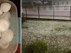 Pedras de gelo do tamanho de ovos atingem o Paraná durante queda de granizo