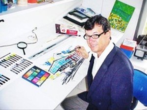 Quando o campus vira arte: conheça o artista que transformou o Ifal Maceió em aquarela