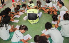 SMS e OdontoSesc realizam dia de atividades com crianças e adolescentes em Girau do Ponciano