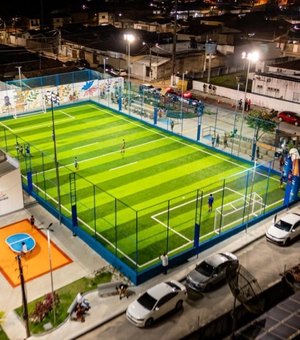 Nova Areninha da parte alta de Maceió amplia oportunidades de esporte e lazer no Antares
