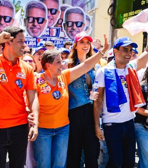 Em Arapiraca, JHC homenageia Célia Rocha e destaca parceria com Lucas Barbosa