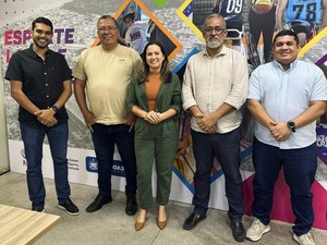 Secretário de Esporte visita Selaj para fortalecer projetos esportivos em Arapiraca