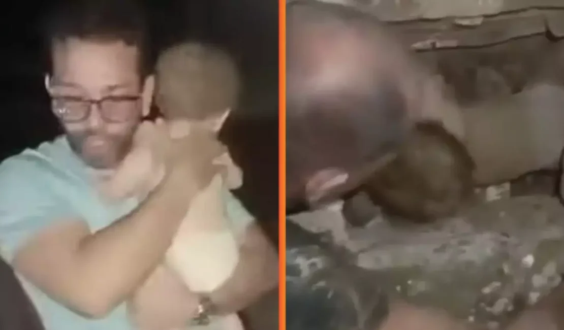 Bebê é resgatado com vida de escombros na Venezuela após terremoto
