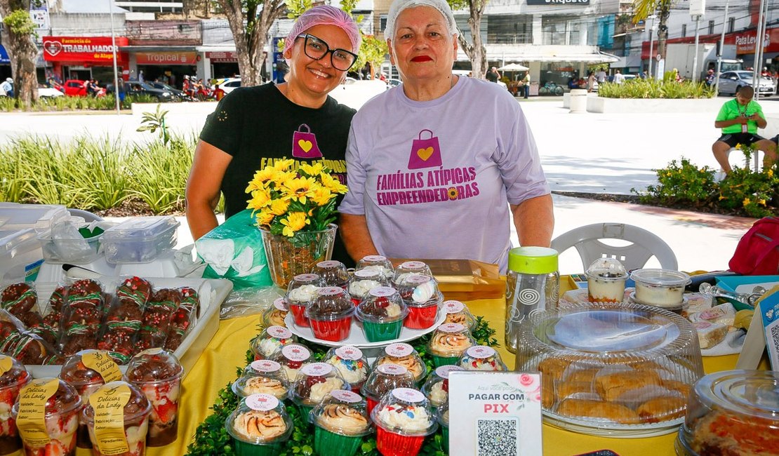 TJAL promove Feira das Famílias Atípicas e fortalece empreendedorismo inclusivo