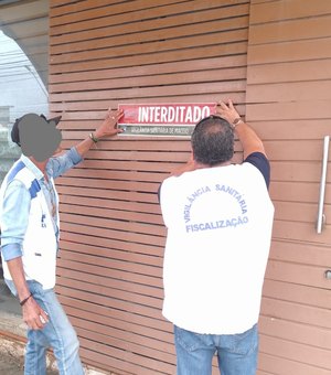 Vigilância Sanitária interdita restaurante em condições insalubres no Farol