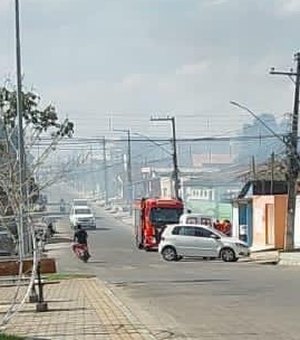 Incêndio em vegetação é contido pelo Corpo de Bombeiros em Limoeiro de Anadia