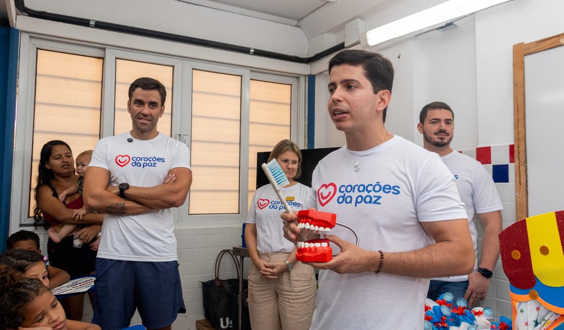 Corações da Paz nas Escolas leva diversos serviços gratuitos ao Benedito Bentes